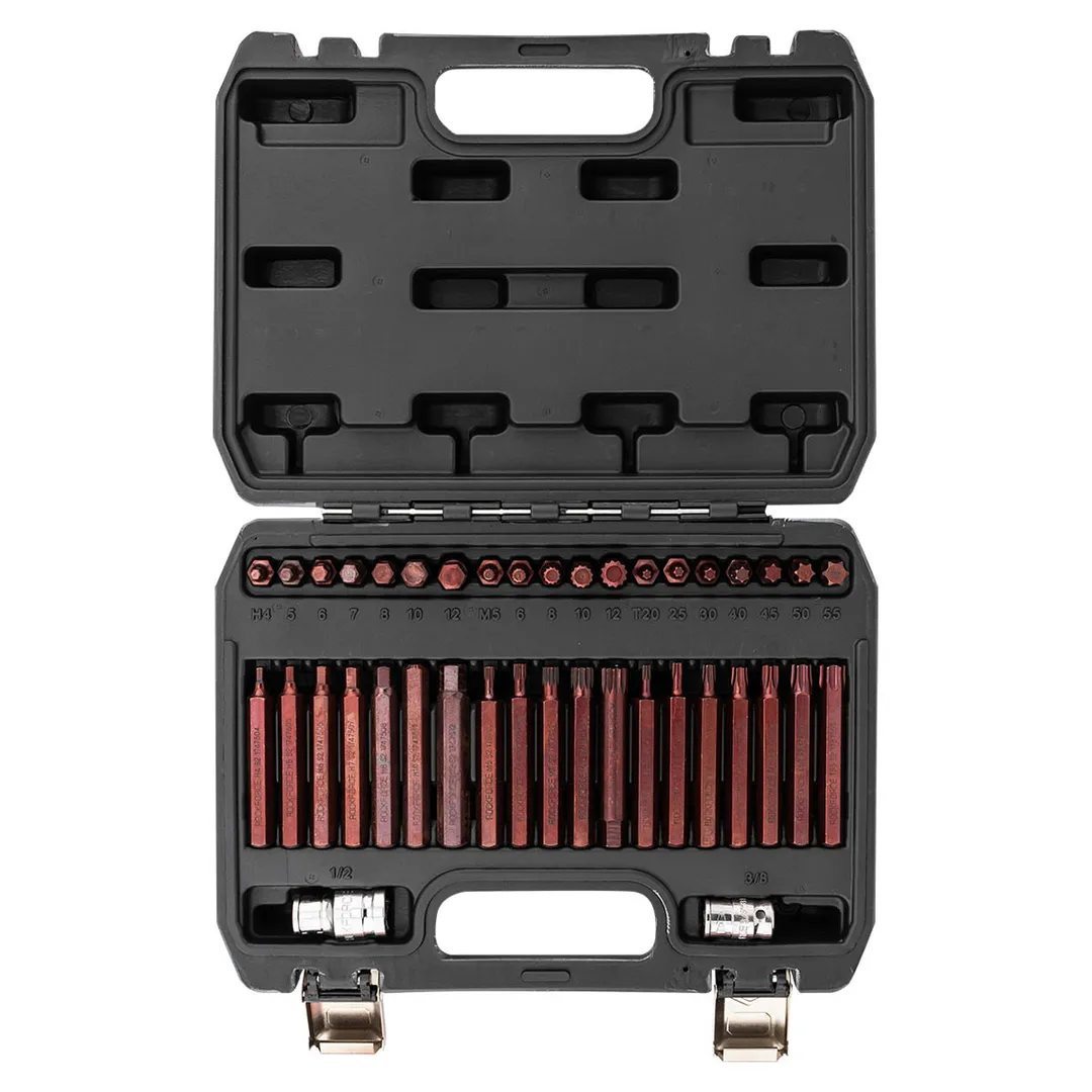 Набор бит Premium Torx, Нex, Ribe с битодержателями 40 пр. 10 мм RockForce RF-4401D