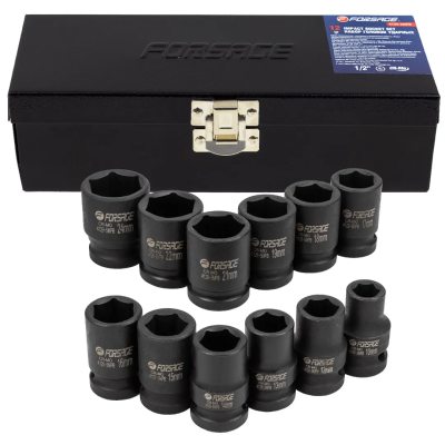 Набор ударных головок 10-24 мм 1/2'' 6-гр 12 пр Forsage F-4129-5MPB