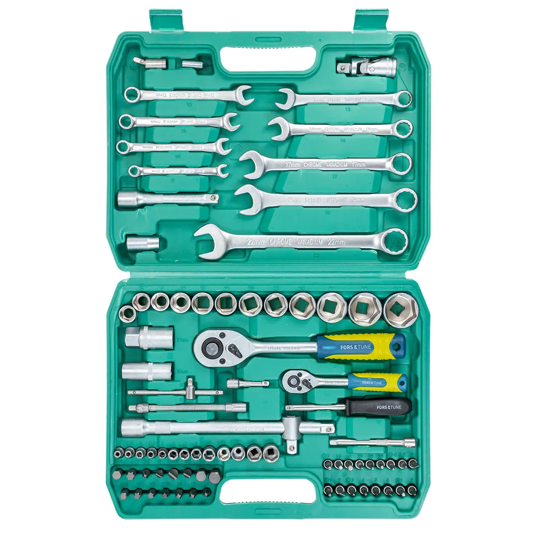Набор инструментов 82 пр 1/4''&1/2'' 6-гр FORSandTUNE FORSandTUNE-4821-5