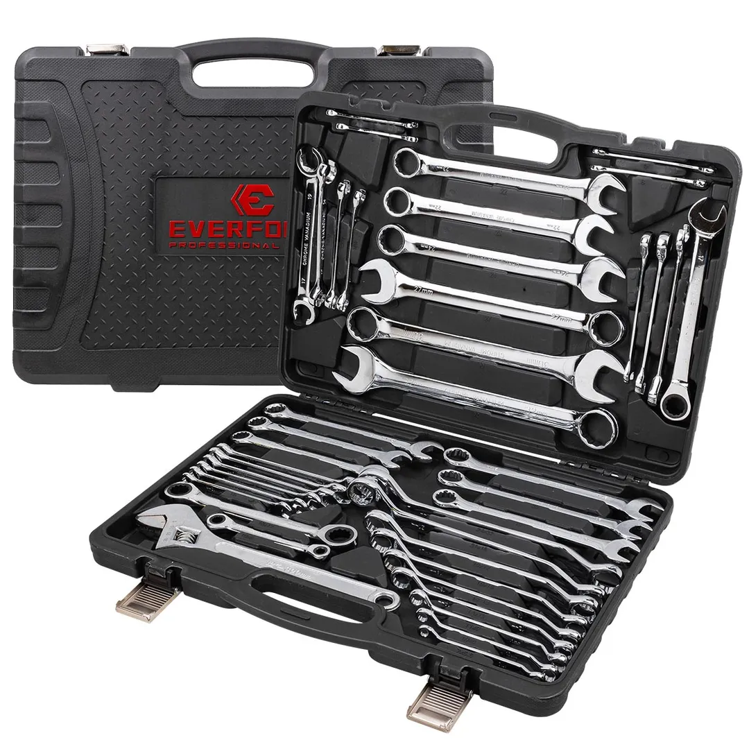 Комбинированный набор ключей 42 пр EVERFORCE EF-5421MP