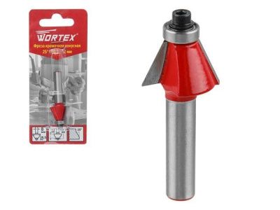 Фреза кромочная конусная 25х12 мм WORTEX 0318099