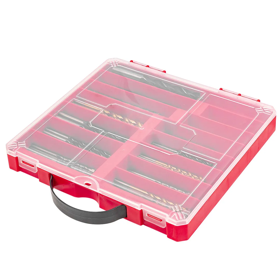 Комбинированный набор сверл 130 пр. по металлу: 1-6, 8, 10 мм, по бетону: 4-6, 8, 10 мм, по дереву: 4-6, 8, 10 мм ForceKraft FK-924U130