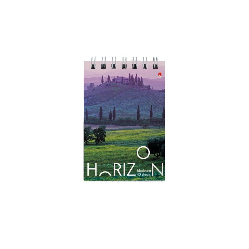 Блокнот в клетку "Природа" ,  A7, 68x104 мм, 40 листов , ассорти