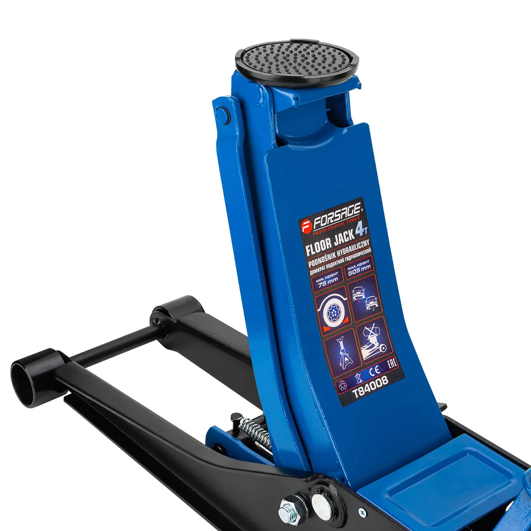 Домкрат подкатной гидравлический 4 т, 140-508 мм двухпоршневойForsage F-T84008