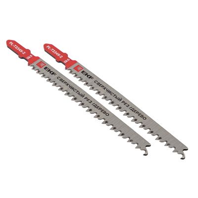 Пилки для электролобзика T234X (быстрый чистовой рез по дереву)(SK5)(2 шт) EKF Professional pl-t234x-2