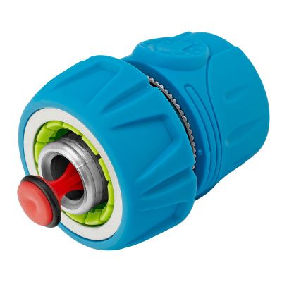 Соединитель быстросъемный 3/4", аквастоп, алюминий, TPR, LUXE Palisad 65837