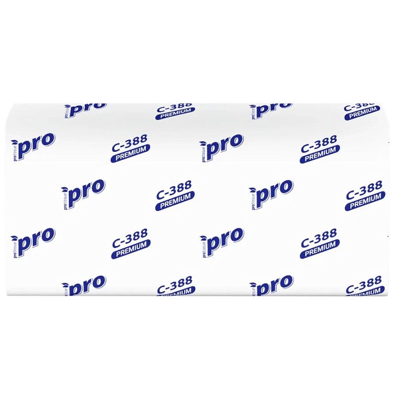 Полотенца бумажные PROtissue, V - сложение, 180 листов, 3 слоя, 100% целлюлоза