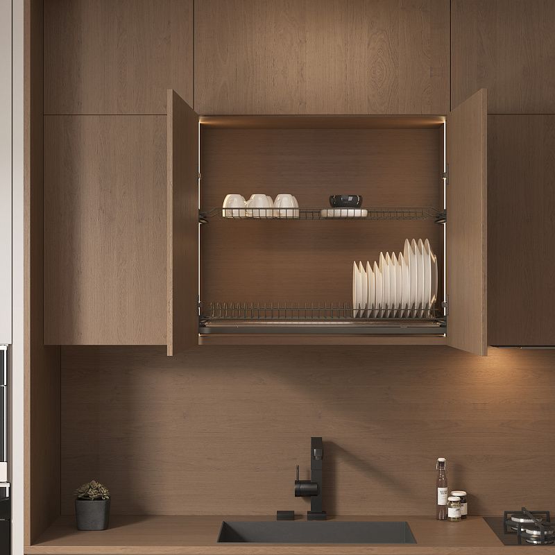 Сушка для посуды 500 HUGO с профилем, графит AKS 113240