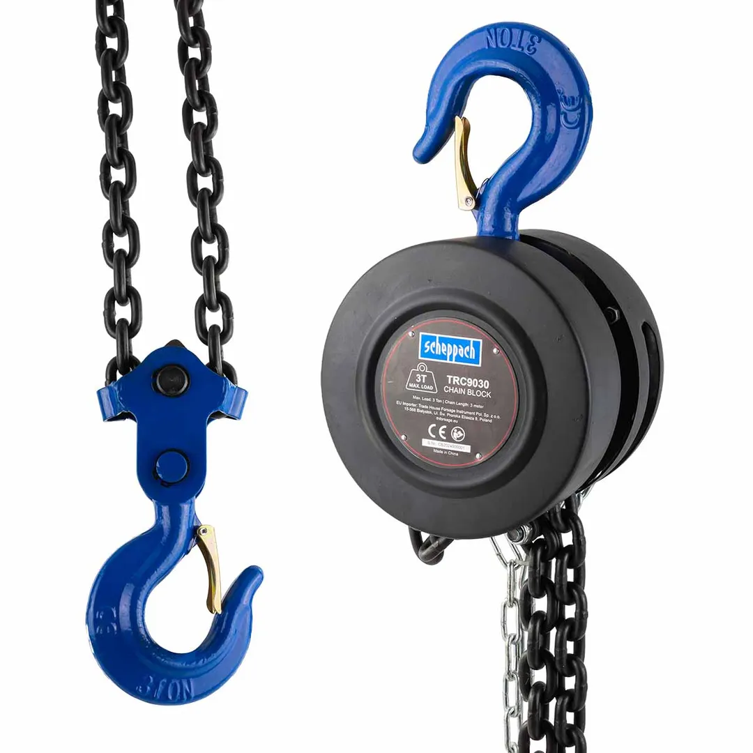 Таль цепная ручная 3 т Scheppach Sch-TRC9030