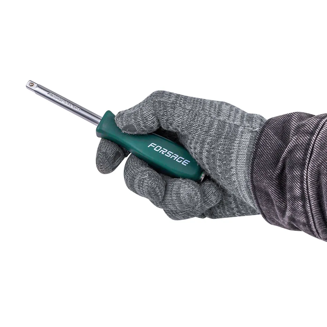 Удлинитель с рукояткой для головок 1/4'' Forsage F-8143GRN