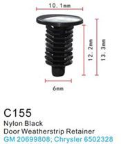 Клипса для крепления внутренней обшивки а/м GM, пласт., 100 шт Forsage C0155(GM)