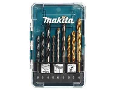 Набор сверл смеш. 9шт, дер., мет., бет. Makita D-71962