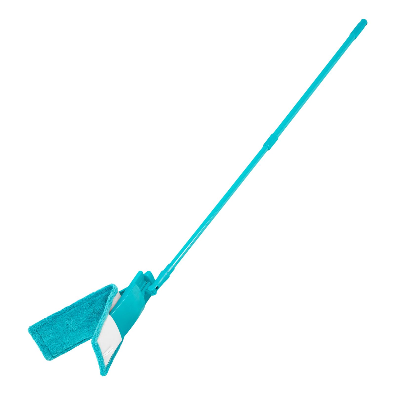 Швабра 120 см с пластик. складной подошвой, насадка из микрофиб, рукоятка телескоп., Home Palisad 93512