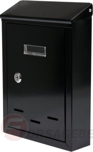 Ящик металлический почтовый 285х200х60 мм черный Vorel 78540