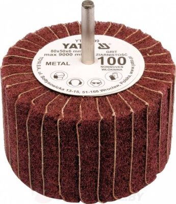 Круг лепестковый торцевой 60х30х6 мм Р60 Yato YT-83362