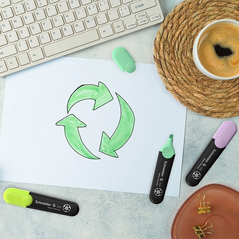 Маркер текстовый "Job", сиреневый