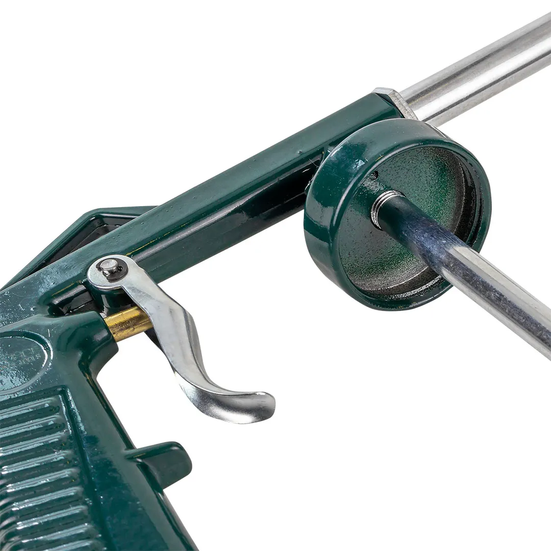 Пневмопистолет для гравитекса внутр. Øсопла 9 мм, рабоч. давление 2-8 бар, max давление 10 бар, расход воздуха 350 л/мин, штуцер 1/4'' RockForce RF-BG-01