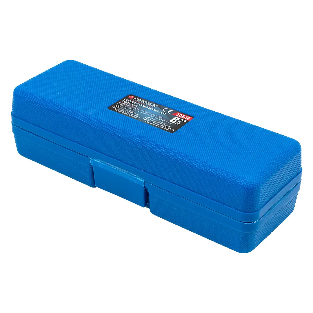 Отвертка ударная с набором бит, 8 пр. Forsage F-5064E