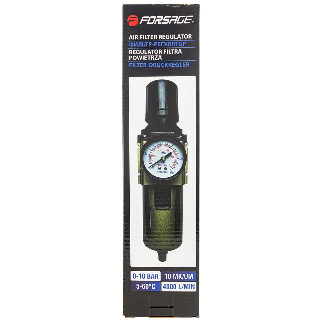 Фильтр-регулятор с индикатором давления 3/8" Forsage F-AW4000-03
