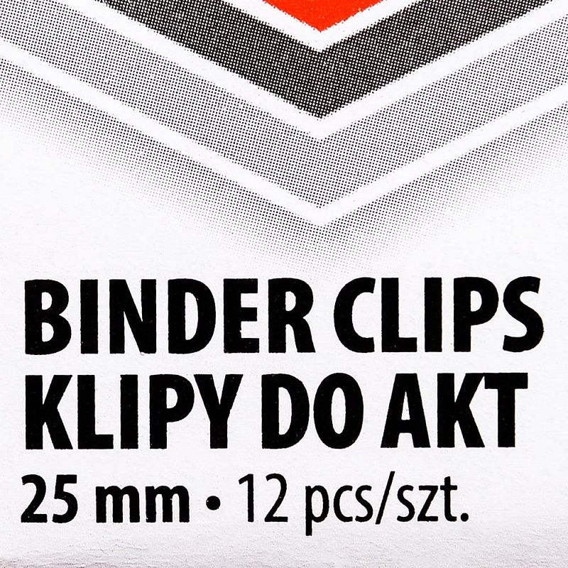 Зажим для бумаги "Office Products", 25 мм, 12 шт, черный