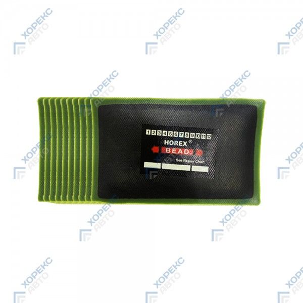 Пластыри для радиальных шин прямоугольные, 10 штук, 119х133 мм HOREX TNR-25