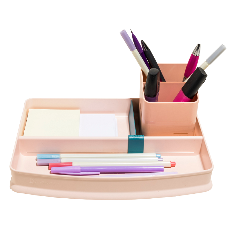 Подставка для канцелярских мелочей “Skandi”, 3 деления, ассорти