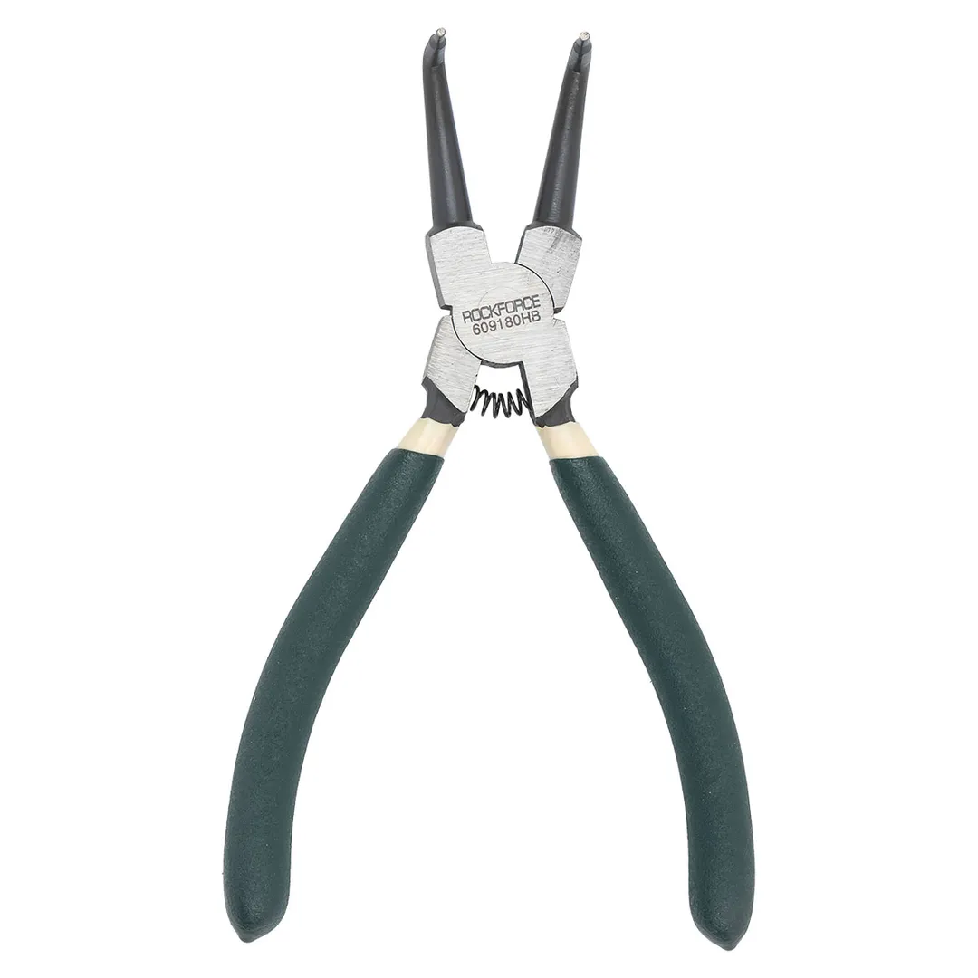 Съемник стопорных колец гнутый на сжим 90°, 180 мм RockForce RF-609180HB