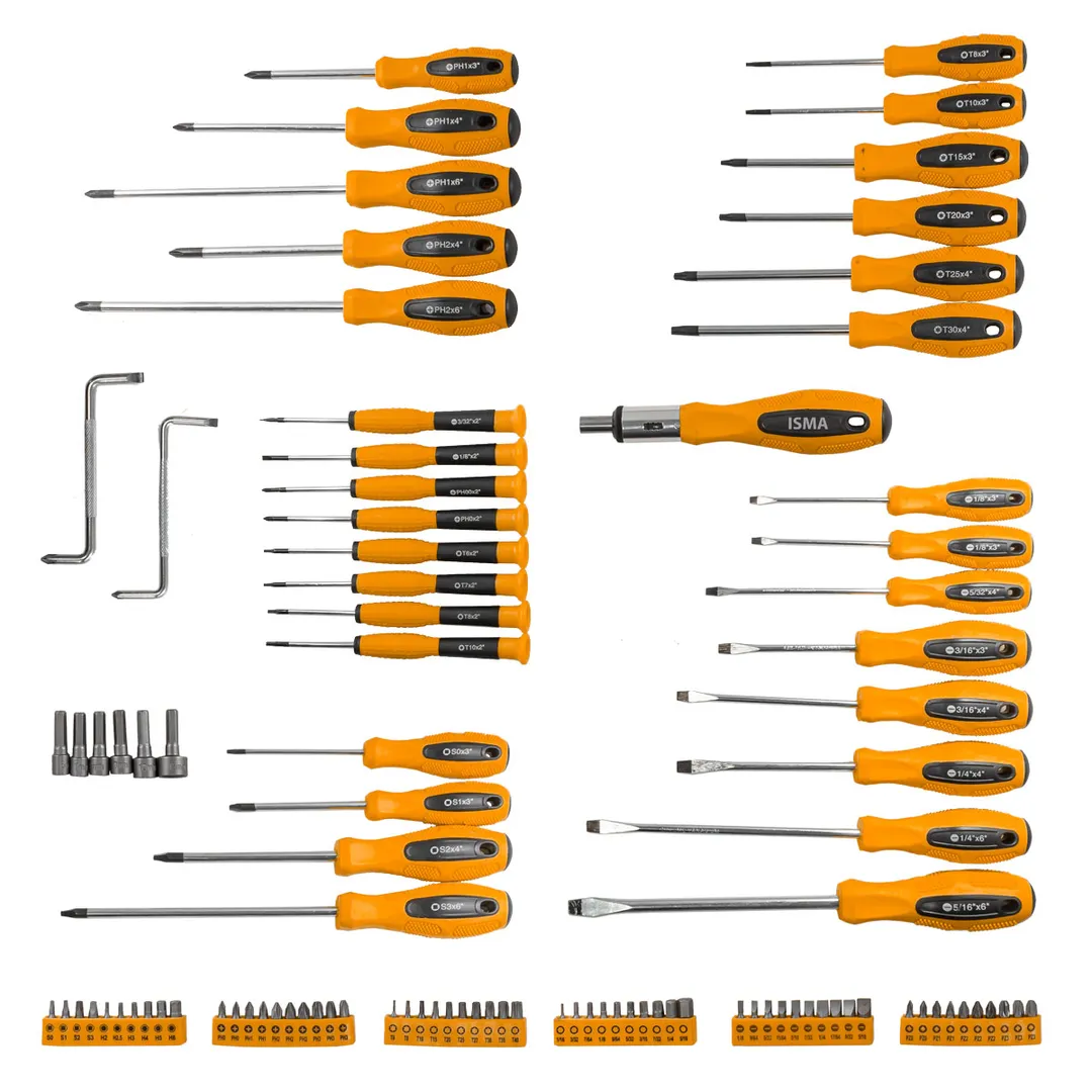 Набор отверток и бит 100 пр ISMA ISMA-10100