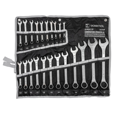 Набор ключей комбинированных 6-32 мм 22 пр SIGMATOOL Sigmatool-5221P
