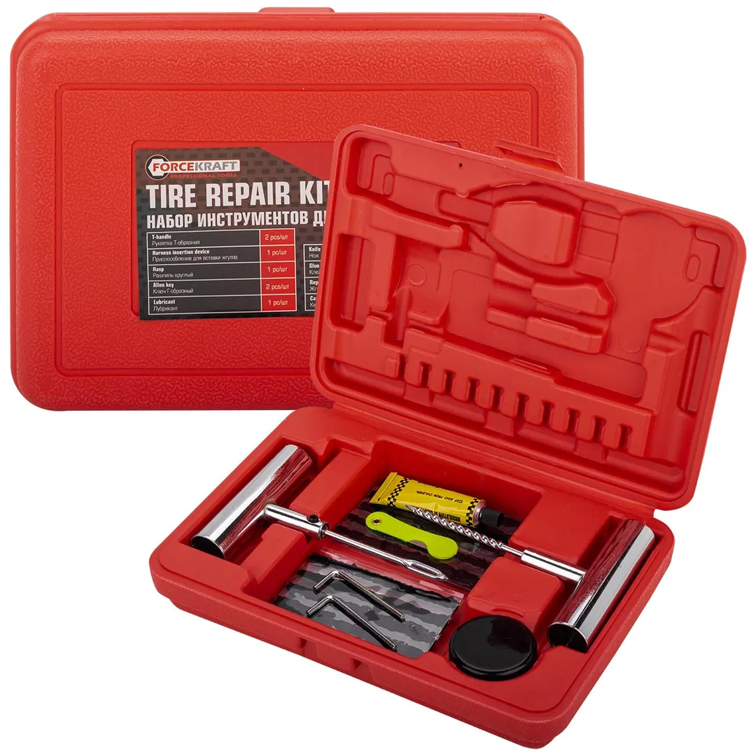 Набор инструментов для ремонта шин ForceKraft FK-STK-37