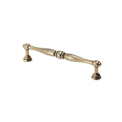 Ручка меб. скоба мет. EVA 128 античная латунь AKS 89404