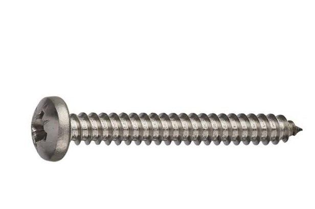 Саморез 4.8х19 мм полусф. головка, острый, нерж.сталь А2, DIN 7981 1000 шт в уп. Starfix SM-70195-1000