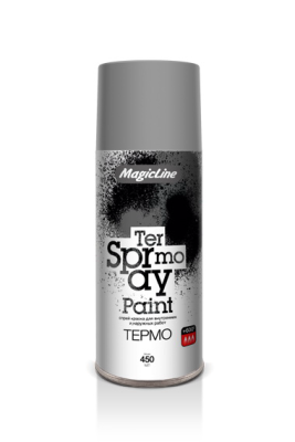 Краска термостойкая серебристая (265г) RAL 9006 Magicline 610