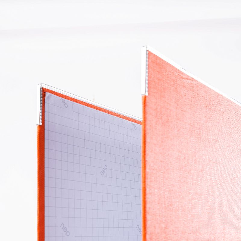 Папка-регистратор "Deli", А4, 75 мм, оранжевый