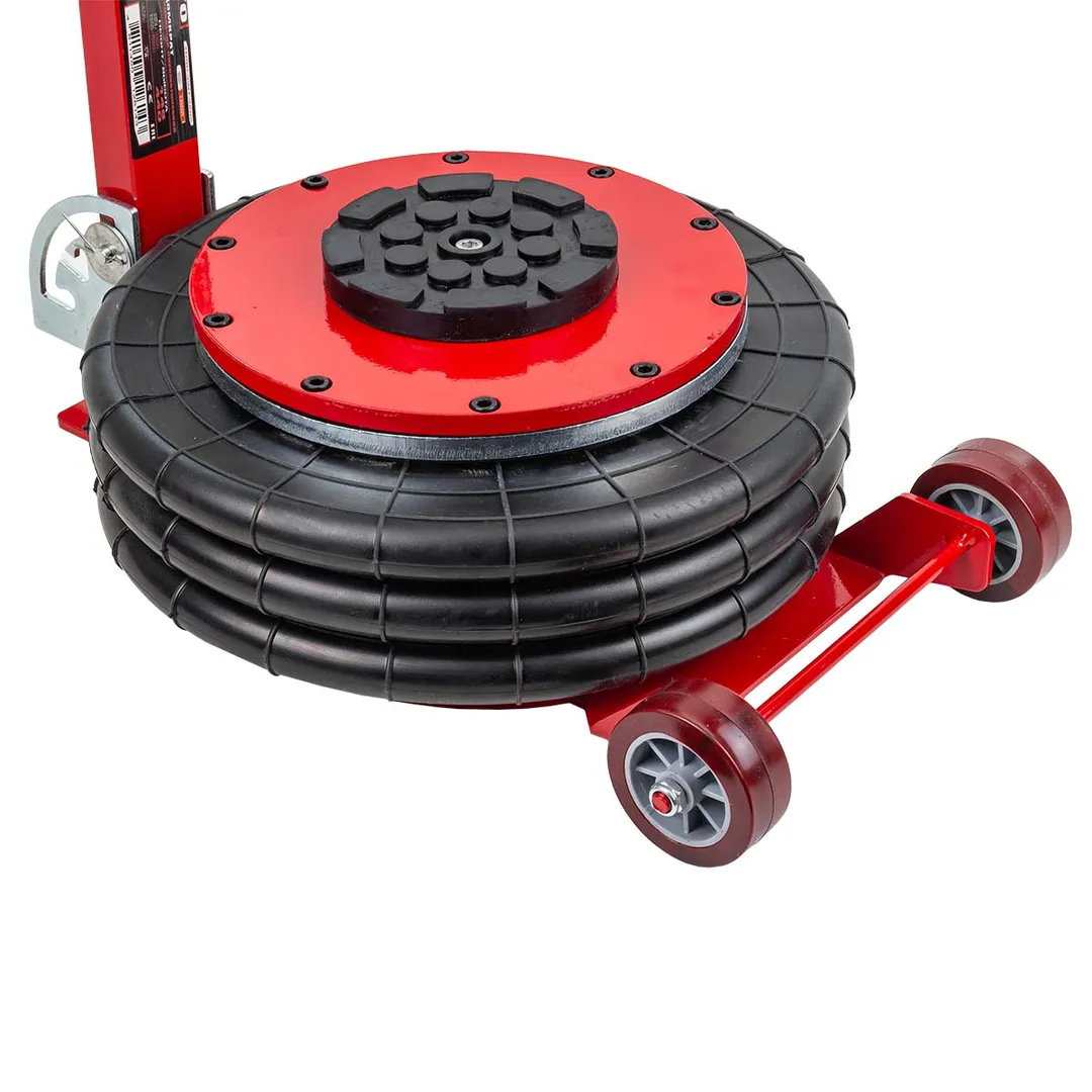 Домкрат подкатной пневматический 6 т, 6-12bar 145-440 мм, 3 подушки, Ø320 мм BaumAuto BM-YHQD-3WT-320A