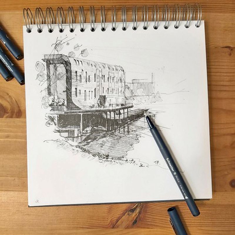 Набор ручек капиллярных "Schneider Fineliner Pictus", 3 шт