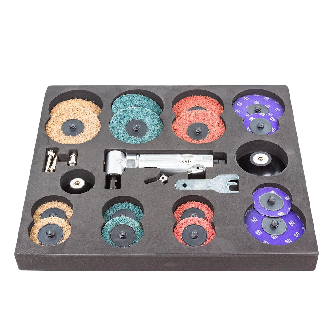 Пневмозачистная машинка с комплектом аксессуаров Forsage F-ST-7733MK