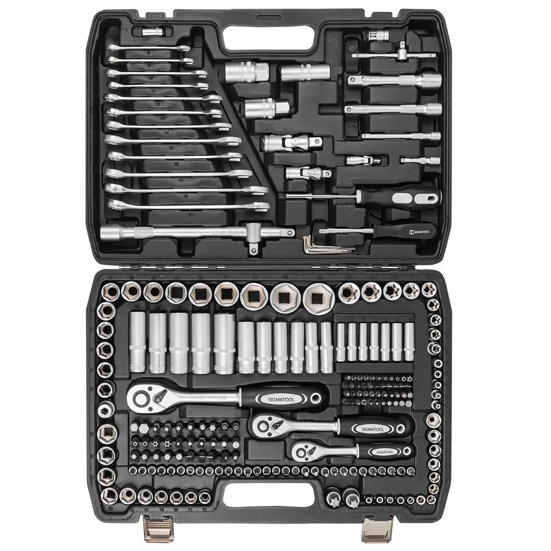 Набор инструментов 216 пр. 1/4''&3/8''&1/2'', 6-гр. SIGMATOOL Sigmatool-38841