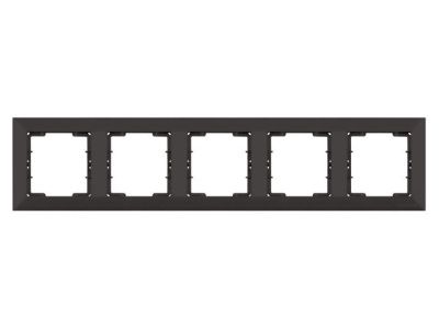 Рамка 5-ая горизонтальная черная, DARIA, Mutlusan 21208001584