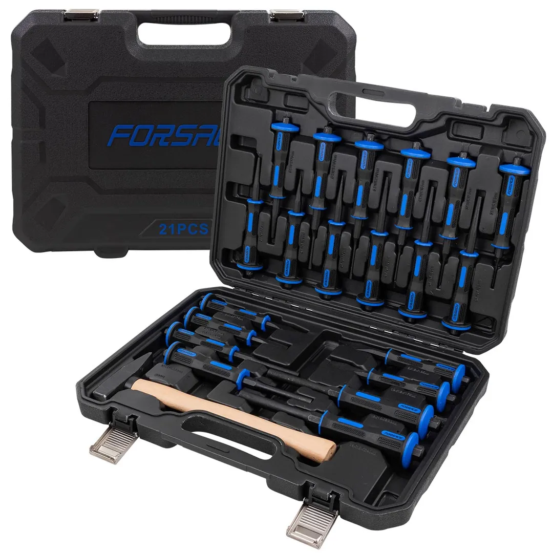 Набор зубил и выколоток 21 пр Forsage F-5211K