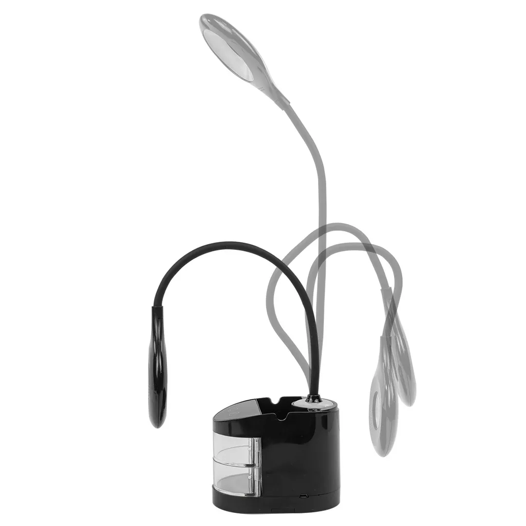 Светильник светодиодный настольный 1200mah, черный ForceKraft FK-DE3069-1