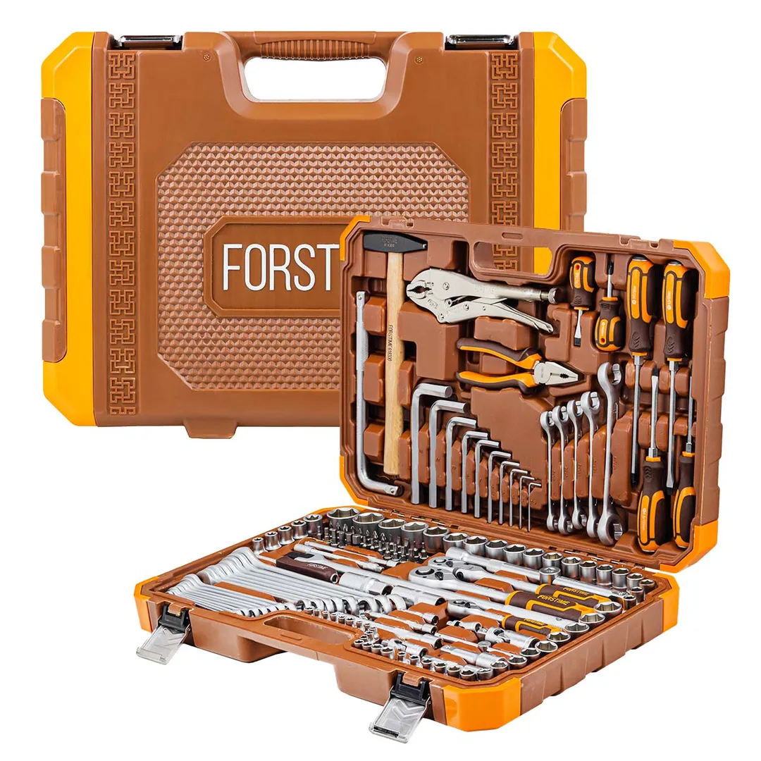 Набор инструментов 142 пр. 1/4''&3/8''&1/2'' 6-гр FORSTIME FT-41421-5