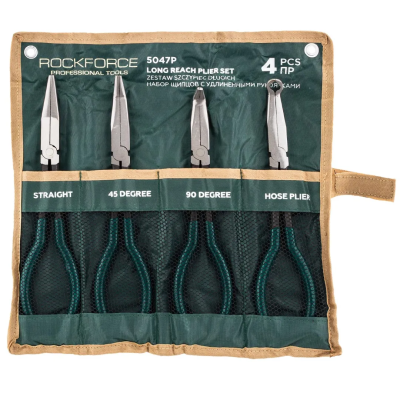 Набор щипцов с удлиненными рукоятками 285 мм 4 пр RockForce RF-5047P