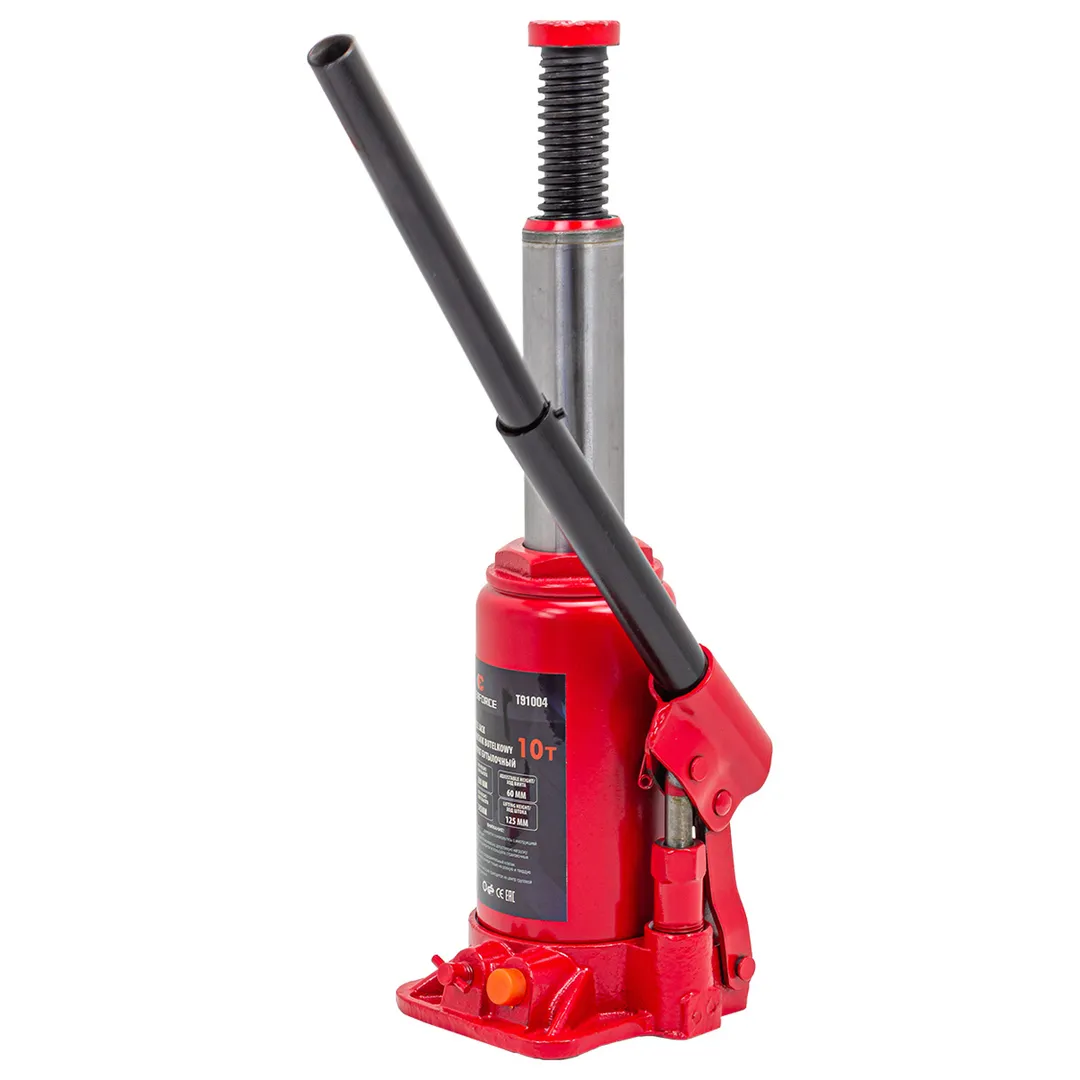 Домкрат бутылочный 10 т, 200-385 мм EVERFORCE EF-T91004