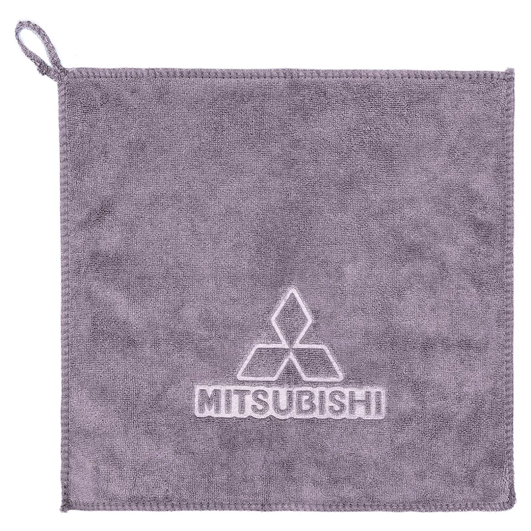 Салфетка чистящая микрофибра с логотипом 30*30 см 3 шт/уп Forsage F-NHE33 MITSUBISHI