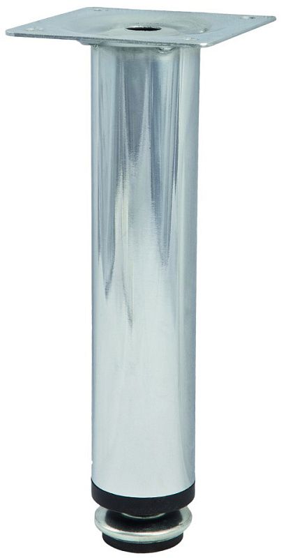 Опора мебельная мет. D-150 h150 d30 с регул. черный матовый AKS 112792