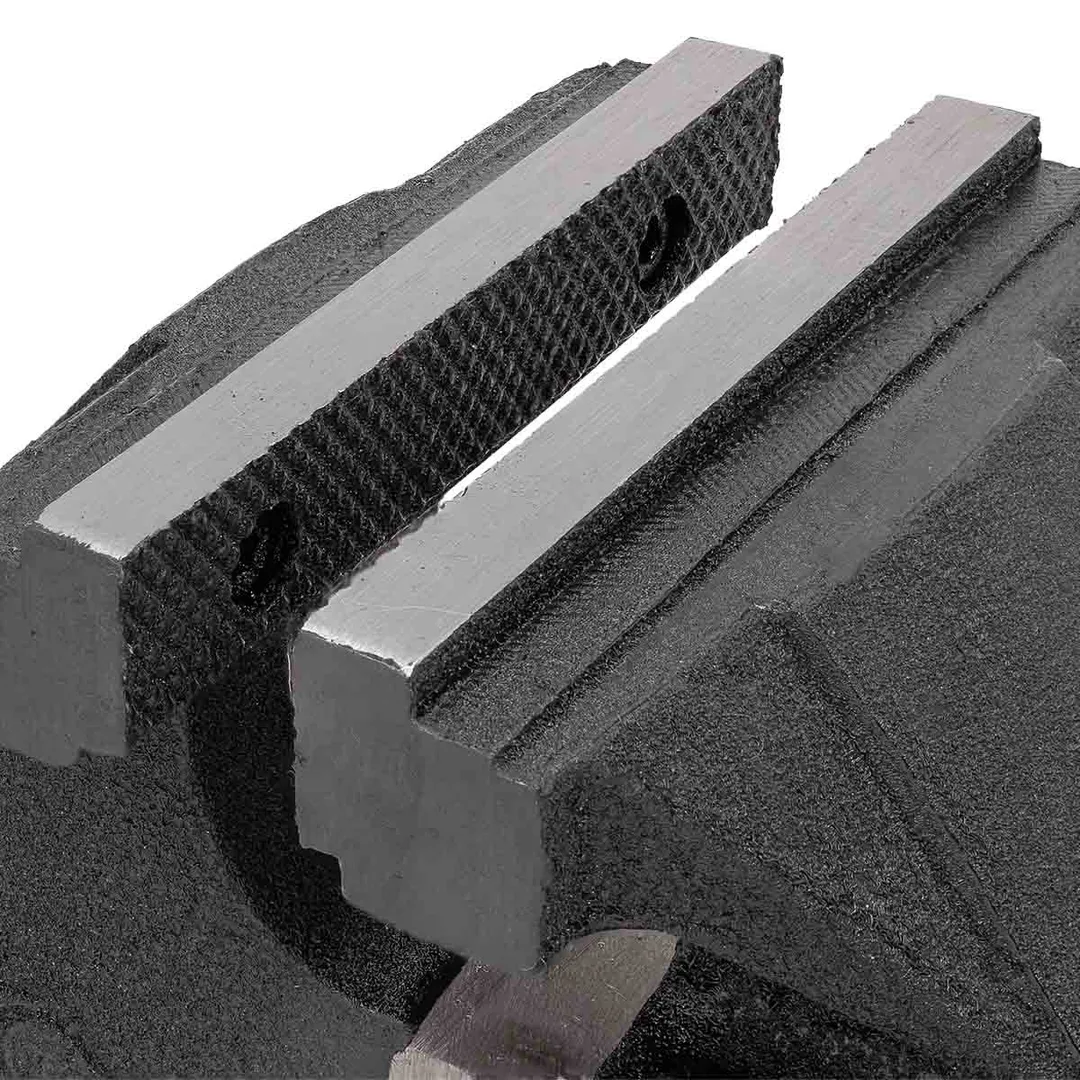 Тиски стальные усиленные поворотные с наковальней 3''-80 мм FORSTIME FT-6540903