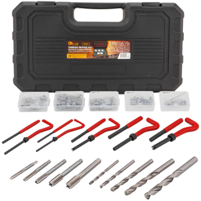 Набор приспособлений и футорок для восстановления резьбы 131 пр FORSTIME FT-9131U1