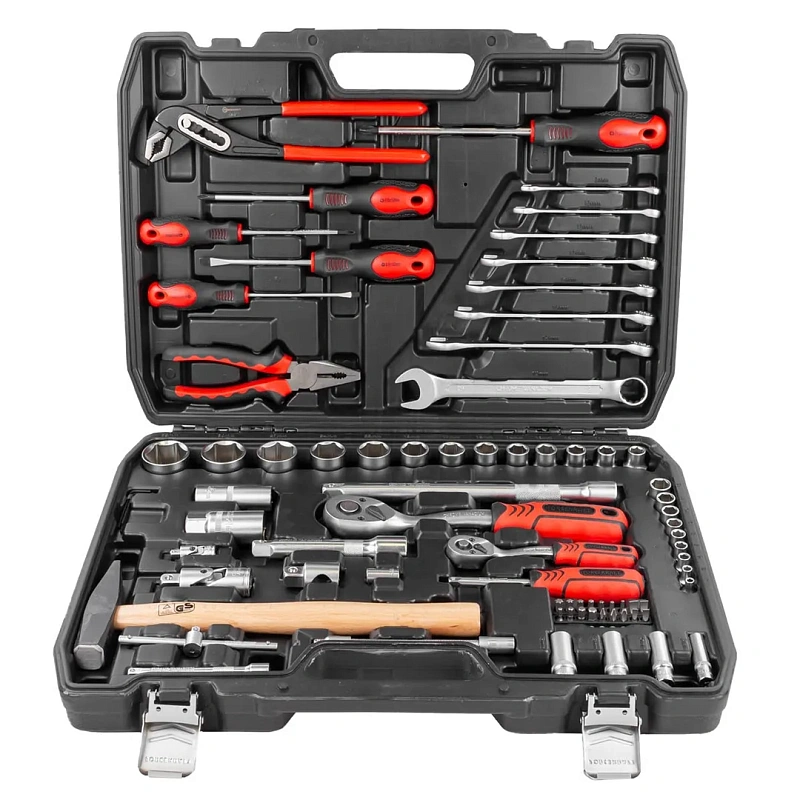 Набор инструментов 77 пр. 1/4"&1/2", 6-гр. ForceKraft FK-4772-5