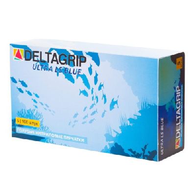 Перчатки нитриловые неопудренные синего цвета, р. 10 (XL), Ultra LS GWARD Ultra38-Blue-XL